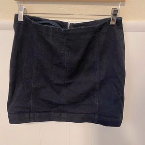 Dark denim skirt